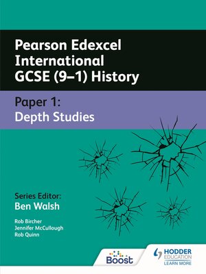 cover image of Pearson Edexcel International GCSE (9–1) History